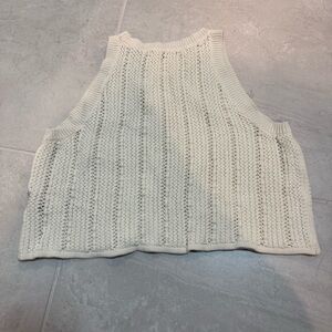 Banana Republic Cream Knit Tank Top